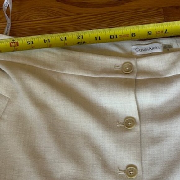 Calvin Klein Two-Piece Suit Set | Color: Cream | Size: 14 - Picture 8 of 8